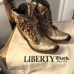 Liberty Black Short Bootie